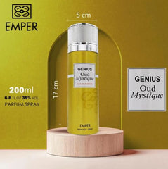 Emper Genius Oud Mystique Perfume Body Spray For Men 200ml