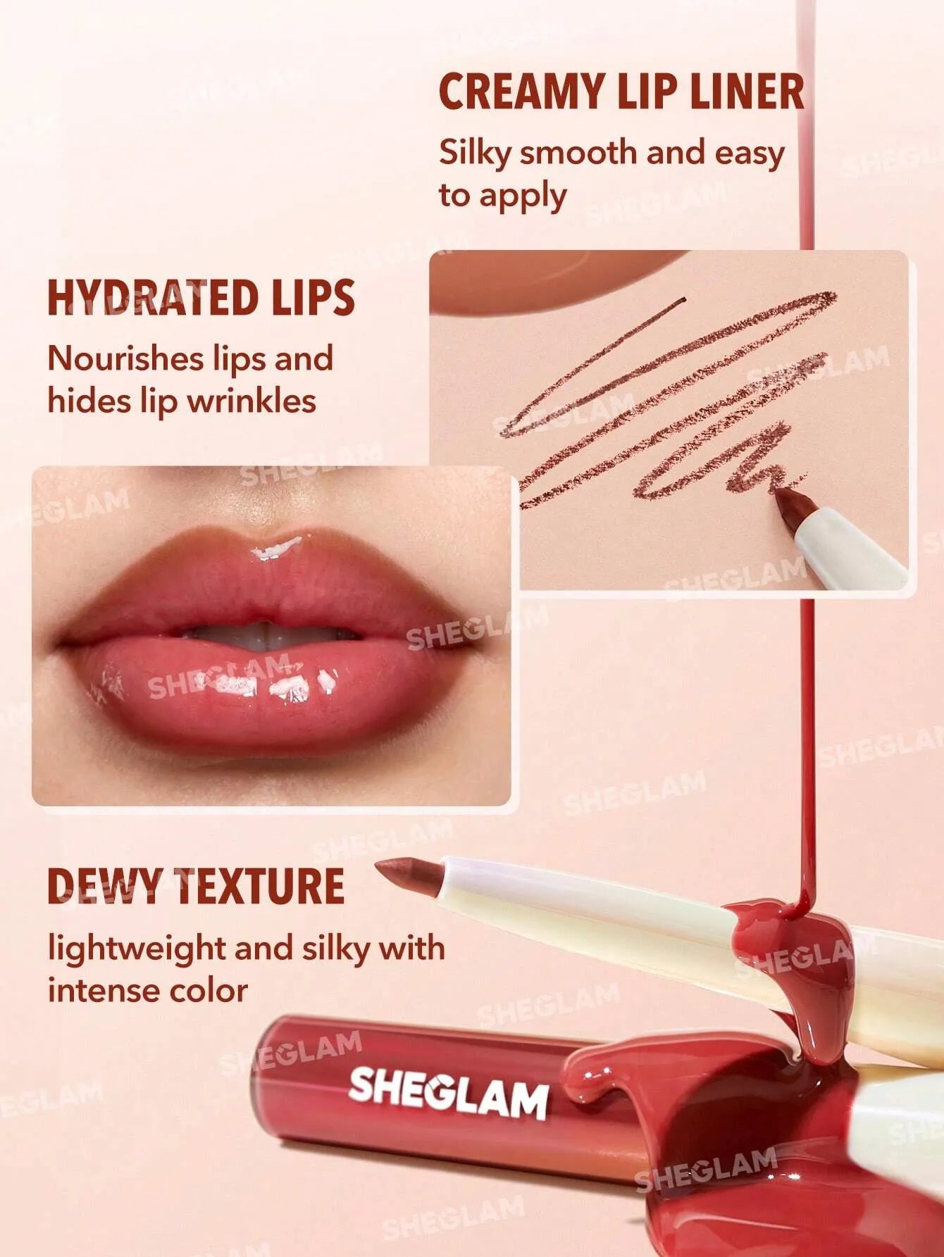 SHEGLAM Lip Rules Liner and Gloss Pen