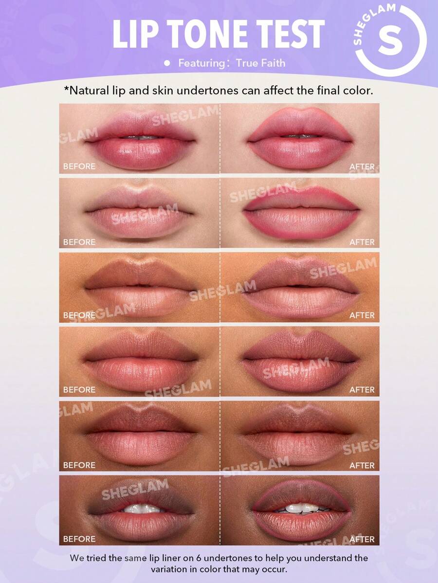  Sheglam lip facts lip liner Lip 
