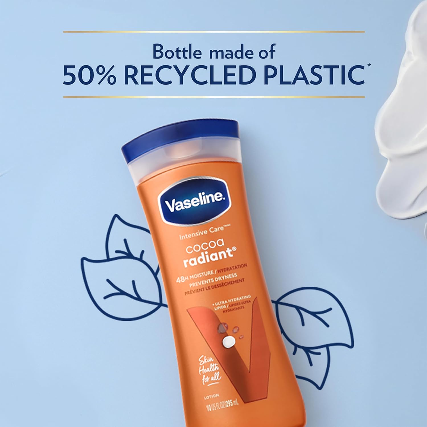 Vaseline Intensive Care Cocoa Glow Body Lotion with Pure Cocoa and Shea Butter 400 ml