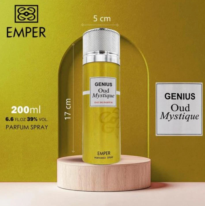 Emper Genius Oud Mystique Perfume Body Spray For Men 200ml